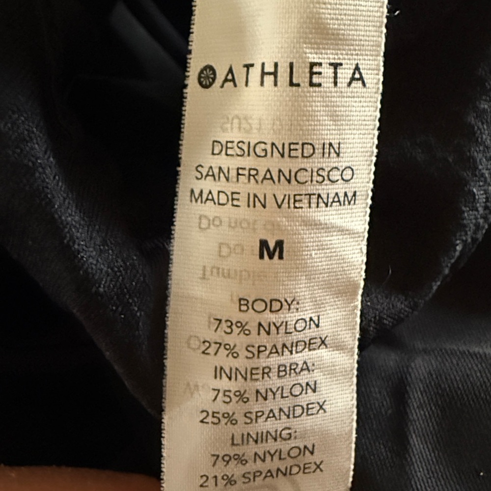 Athleta Black Ultimate 2-in-1 Support Top & Athleta Zeypher T Bundle - Picture 9 of 13